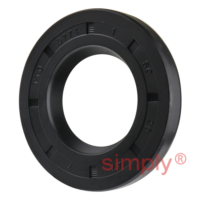 25x47x7mm Nitrile Rubber Single Lip Rotary Shaft Oil Seal with Garter Spring SC / R21
