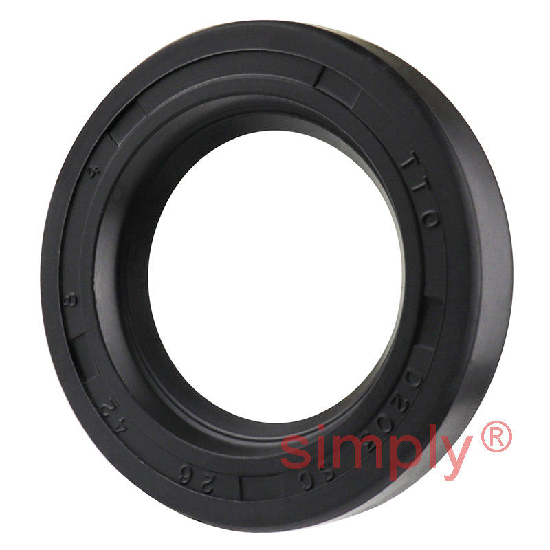 26x42x8mm Nitrile Rubber Single Lip Rotary Shaft Oil Seal with Garter Spring SC / R21