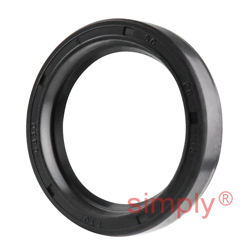 28x38x7mm Nitrile Rubber Single Lip Rotary Shaft Oil Seal with Garter Spring SC / R21