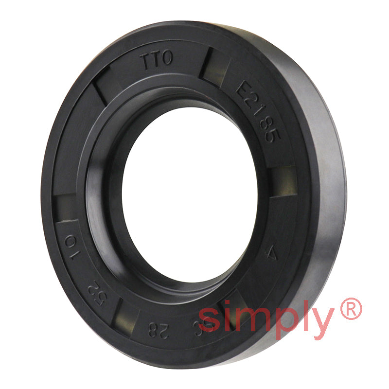28x52x10mm Nitrile Rubber Single Lip Rotary Shaft Oil Seal with Garter Spring SC / R21