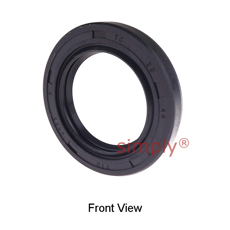 29x44x7mm Nitrile Rubber Double Lip Rotary Shaft Oil Seal with Garter Spring TC / R23