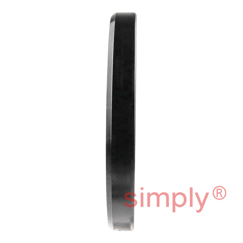 2.06x3.18x0.37 inch Nitrile Rubber Single Lip Rotary Shaft Oil Seal with Garter Spring R21 / SC