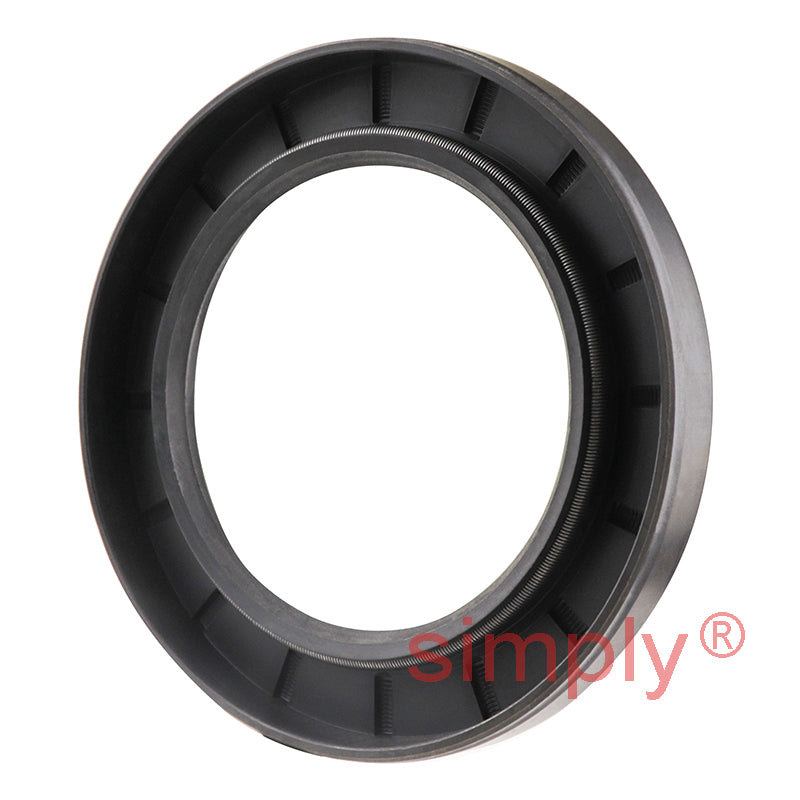2.12x3.18x0.37 inch Nitrile Rubber Single Lip Rotary Shaft Oil Seal with Garter Spring R21 / SC