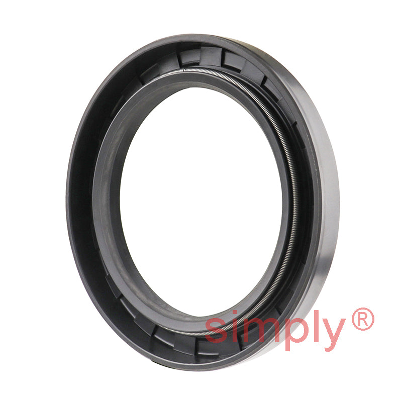 2.12x3x0.37 inch Nitrile Rubber Double Lip Rotary Shaft Oil Seal with Garter Spring R23 / TC Style