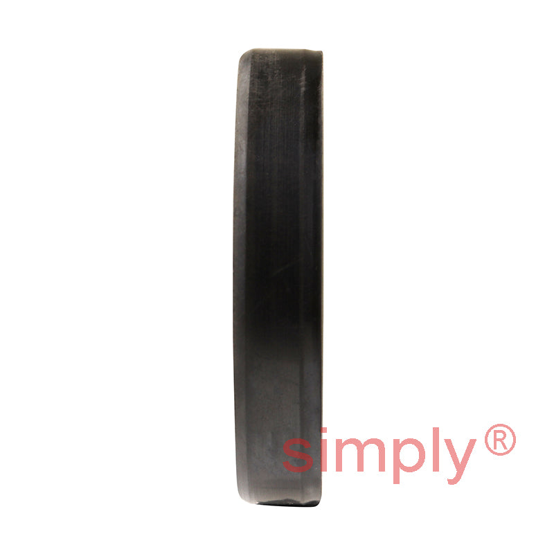 2.18x2.87x0.5 inch Nitrile Rubber Double Lip Rotary Shaft Oil Seal with Garter Spring R23 / TC Style