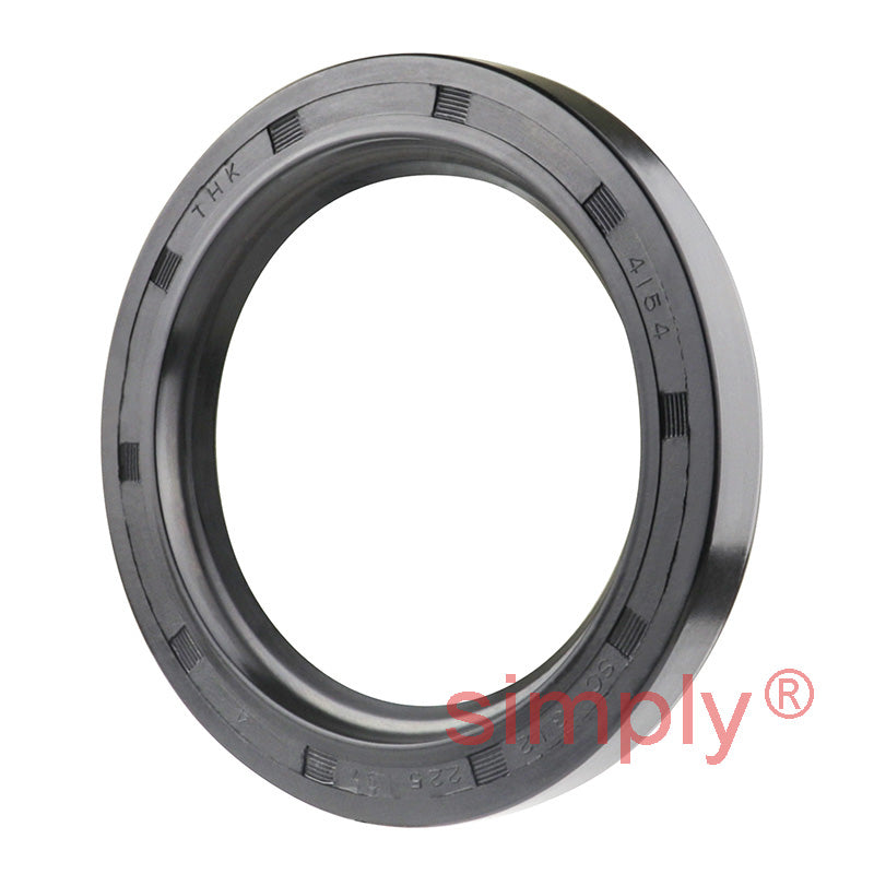 2.25x3.12x0.37 inch Nitrile Rubber Single Lip Rotary Shaft Oil Seal with Garter Spring R21 / SC