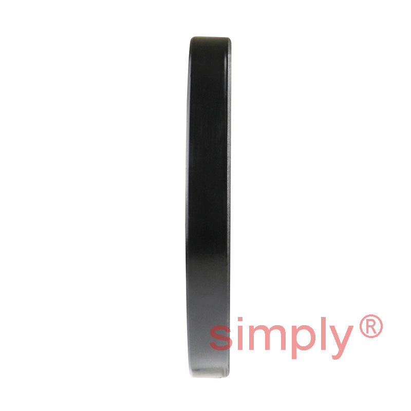 2.25x3.12x0.37 inch Nitrile Rubber Single Lip Rotary Shaft Oil Seal with Garter Spring R21 / SC