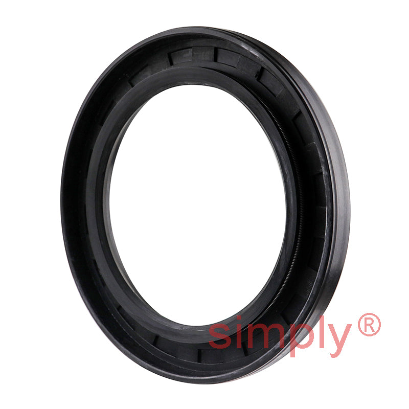 2.31x3.35x0.31 inch Nitrile Rubber Single Lip Rotary Shaft Oil Seal with Garter Spring R21 / SC