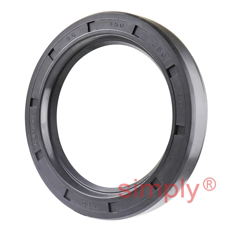 2.5x3.5x0.5 inch Nitrile Rubber Single Lip Rotary Shaft Oil Seal with Garter Spring R21 / SC
