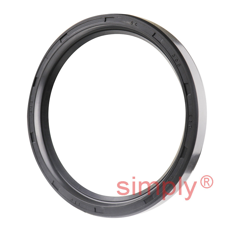 2.5x3x0.37 inch Nitrile Rubber Single Lip Rotary Shaft Oil Seal with Garter Spring R21 / SC