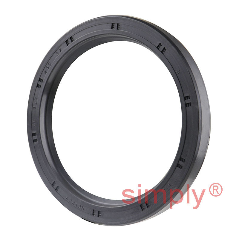 2.62x3.37x0.37 inch Nitrile Rubber Single Lip Rotary Shaft Oil Seal with Garter Spring R21 / SC Style