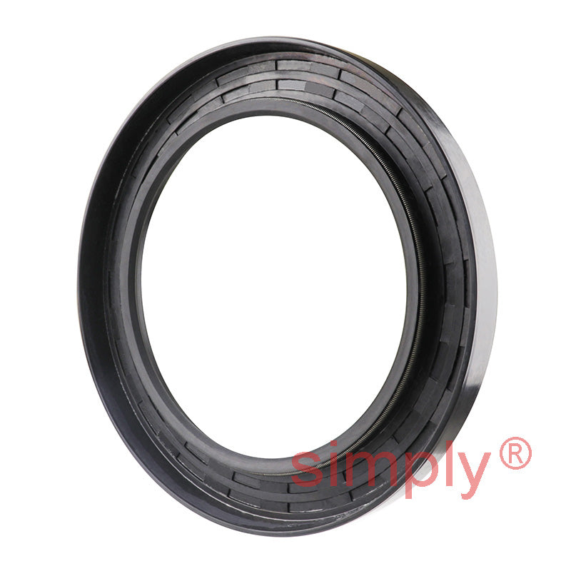 2.75x4.5x0.5 inch Nitrile Rubber Single Lip Rotary Shaft Oil Seal with Garter Spring R21 / SC