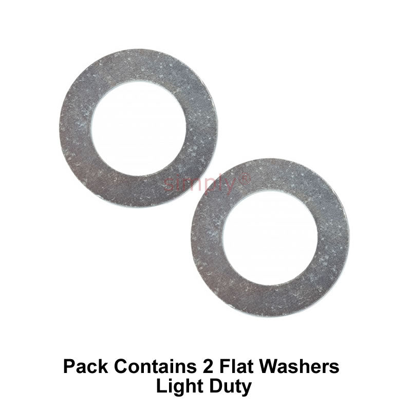 High Quality Bright Zinc Plated Light Duty Flat Washer 5x10x1mm