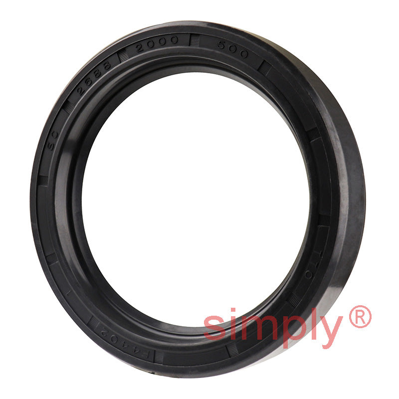 2x2.68x0.5 inch Nitrile Rubber Single Lip Rotary Shaft Oil Seal with Garter Spring R21 / SC Style