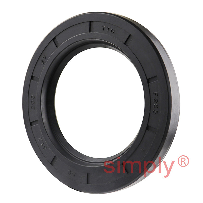 2x3.12x0.37 inch Nitrile Rubber Single Lip Rotary Shaft Oil Seal with Garter Spring R21 / SC