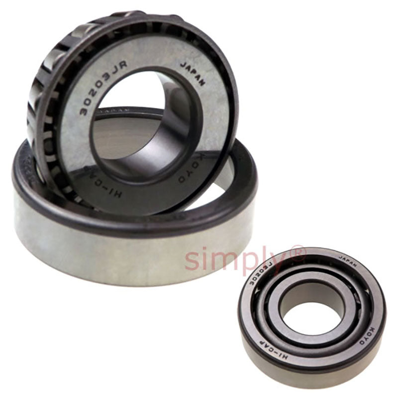 KOYO 30203JR Narrow Section Steering Head Set Taper Roller Bearing 17x40x13.25mm