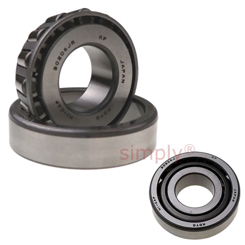 KOYO 30204JR Narrow Section Steering Head Set Taper Roller Bearing 20x47x15.25mm