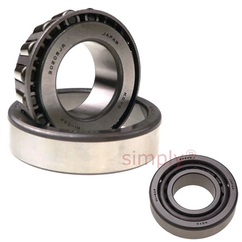 KOYO 30205JR/30205J KOYO Narrow Section Steering Head Set Taper Roller Bearing 25x52x16.25mm