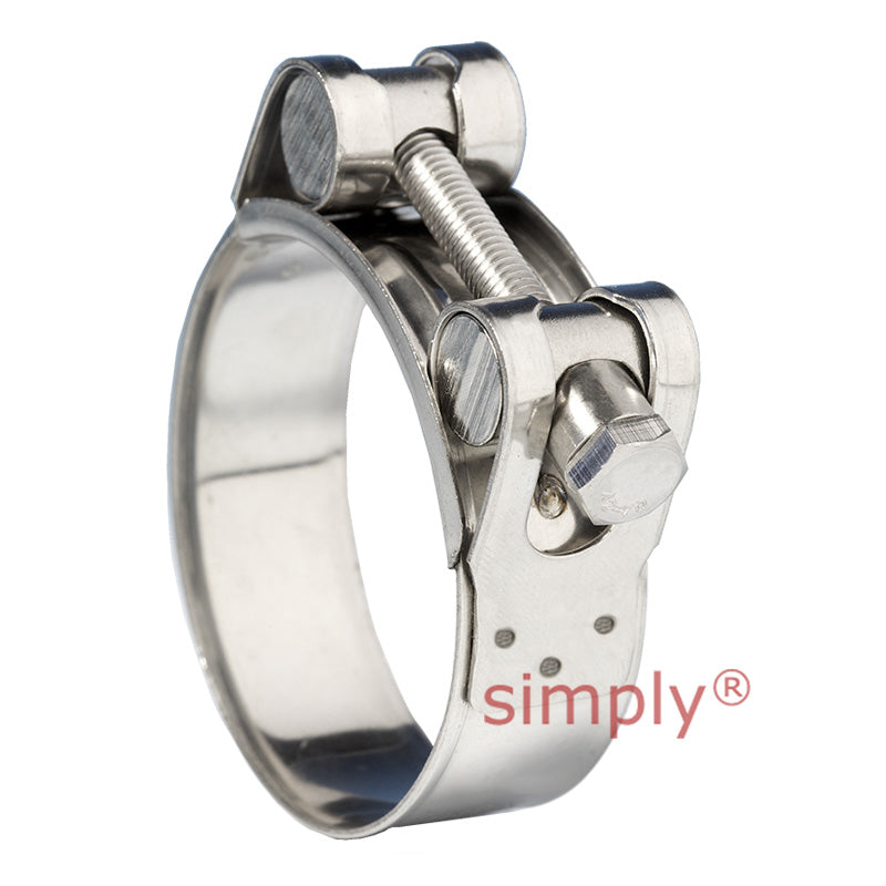 JSC067SS 304 Stainless Steel Jubilee Superclamp Clip Adjustment Range 64mm-67mm Band Width 25mm