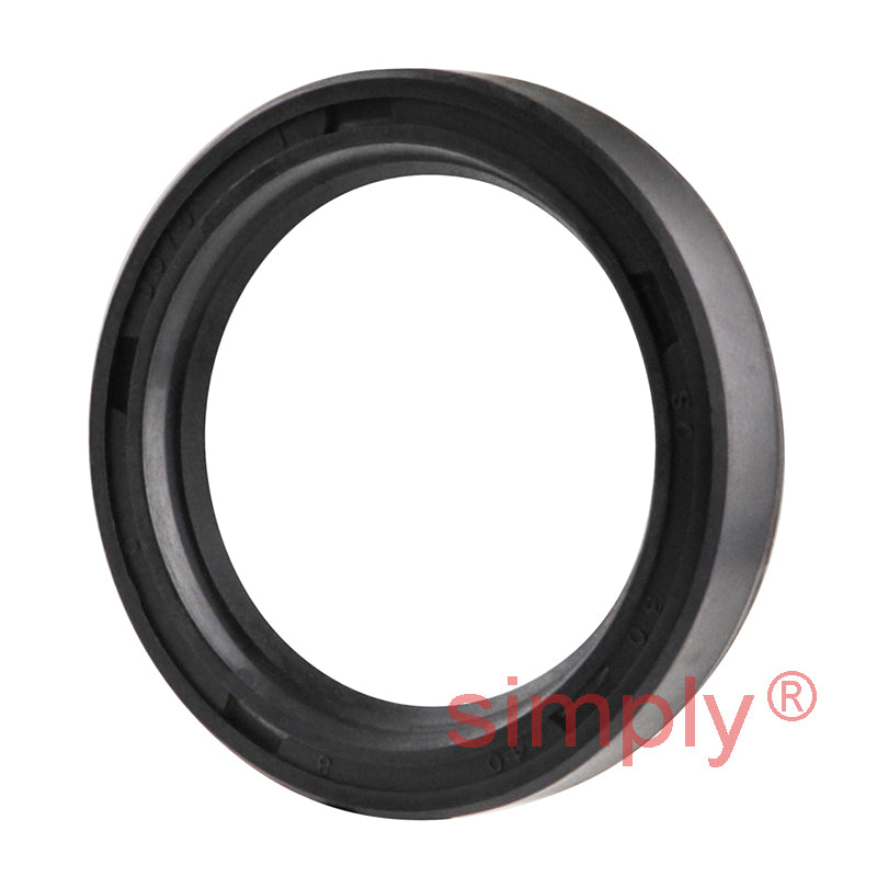 30x40x8mm Nitrile Rubber Single Lip Rotary Shaft Oil Seal with Garter Spring SC / R21