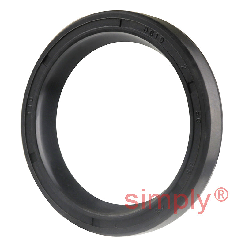 35x46x7mm Nitrile Rubber Single Lip Rotary Shaft Oil Seal with Garter Spring SC / R21
