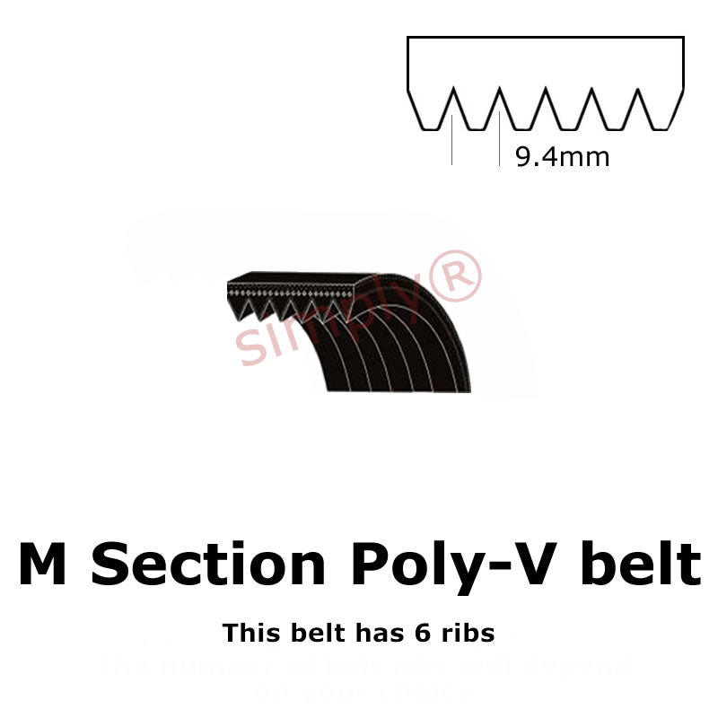 7646PM/3010M Pix Poly V Multiple Ribbed Belt 7646mm/301 inch Length with 31 Ribs Allow 2-3 Days