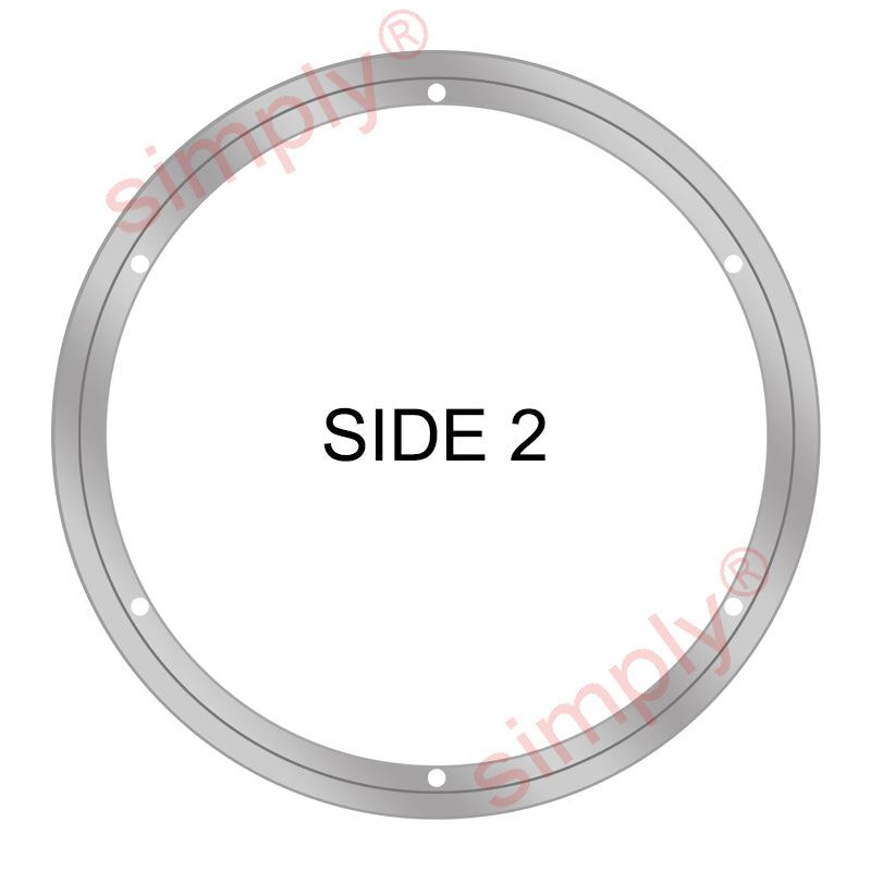 390mm Round Lazy Susan Rotating Aluminium Turntable Bearing