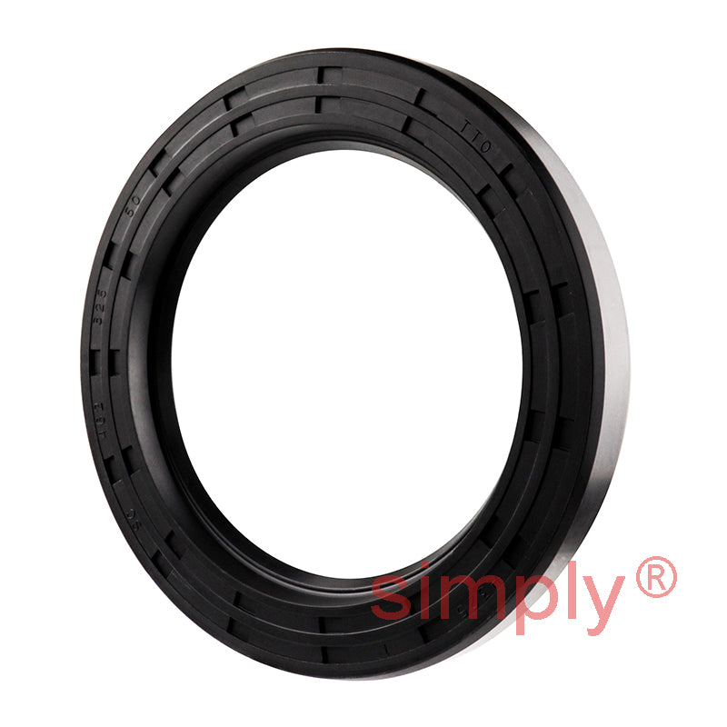 3.25x4.62x0.5 inch Nitrile Rubber Single Lip Rotary Shaft Oil Seal with Garter Spring R21 / SC