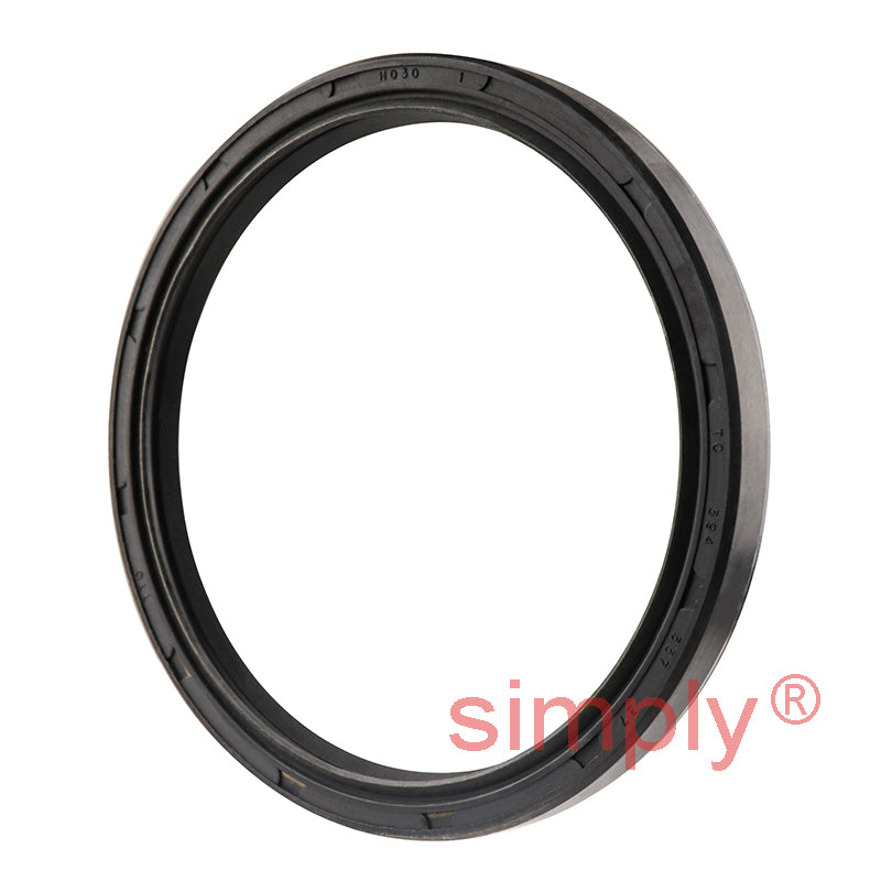 3.37x3.94x0.37 inch Nitrile Rubber Double Lip Rotary Shaft Oil Seal with Garter Spring R23 / TC Style