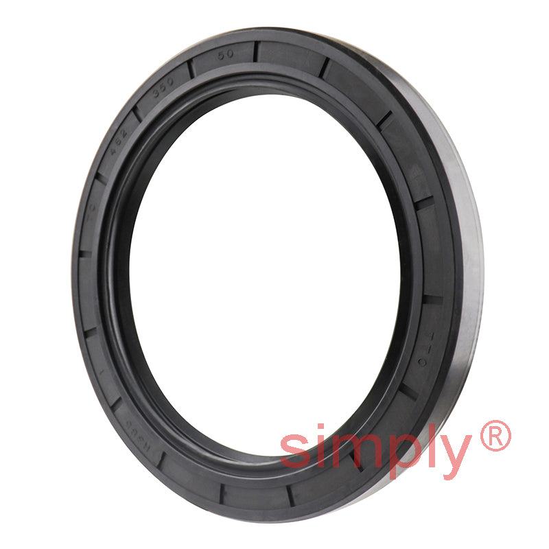 3.5x4.62x0.5 inch Nitrile Rubber Double Lip Rotary Shaft Oil Seal with Garter Spring R23 / TC Style