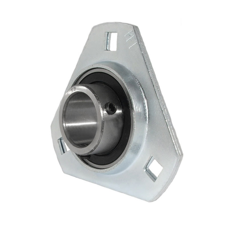 SBPFT206-17 Pressed Steel 3 Bolt Triangle Flange Housing with 1-1/16 inch insert