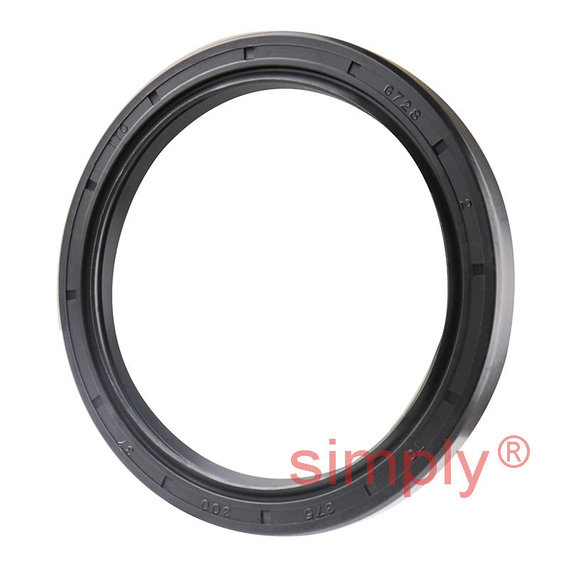 3x3.75x0.37 inch Nitrile Rubber Double Lip Rotary Shaft Oil Seal with Garter Spring R23 / TC Style