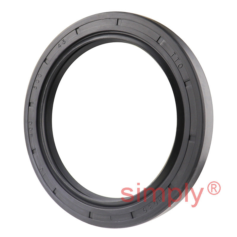 3x4x0.43 inch Nitrile Rubber Double Lip Rotary Shaft Oil Seal with Garter Spring R23 / TC Style