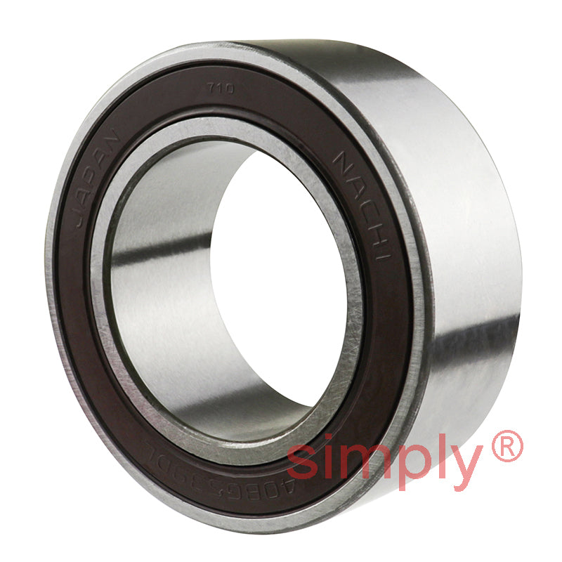 40BGS35G2DL Major Branded Rubber Sealed Air Conditioner Double Row Deep Groove Ball Bearing 40x62x24mm