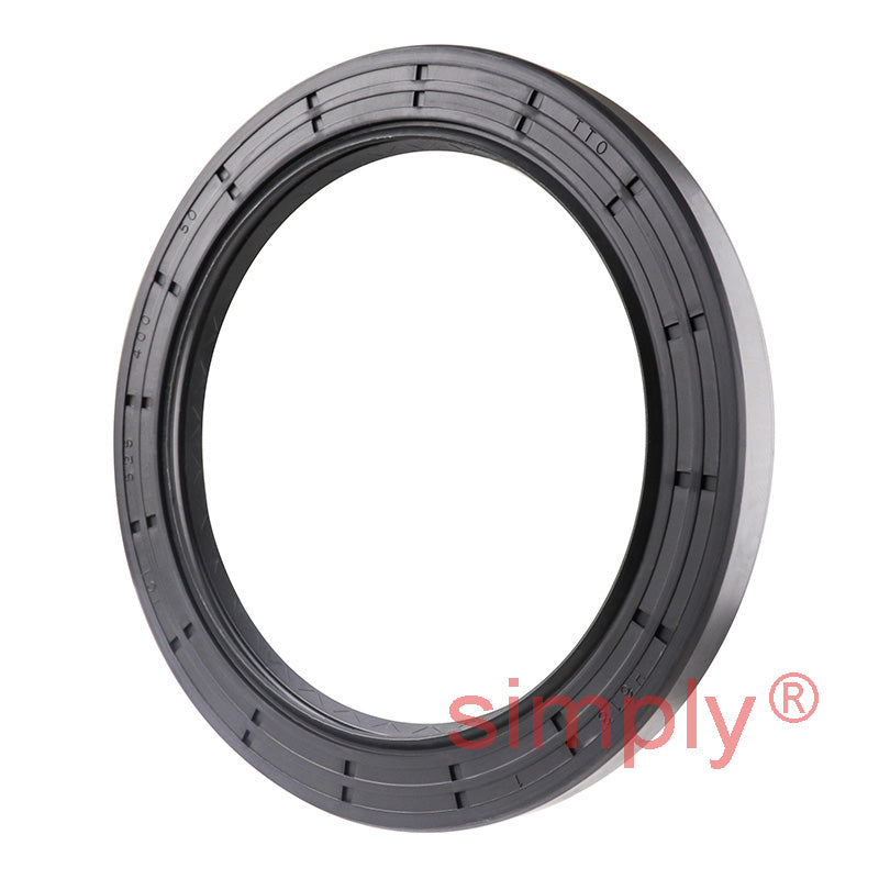 4x5.25x0.5 inch Nitrile Rubber Double Lip Rotary Shaft Oil Seal with Garter Spring R23 / TC Style