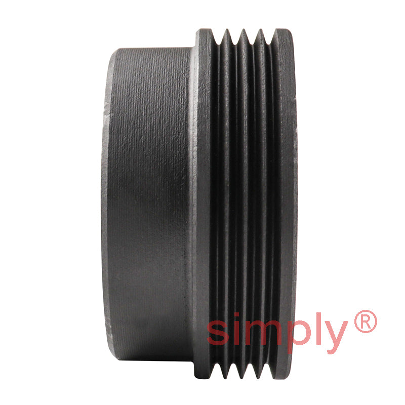 50J04 Unbored Polyvee Belt Pulley 50mm Pitch Diameter 4 Grooves