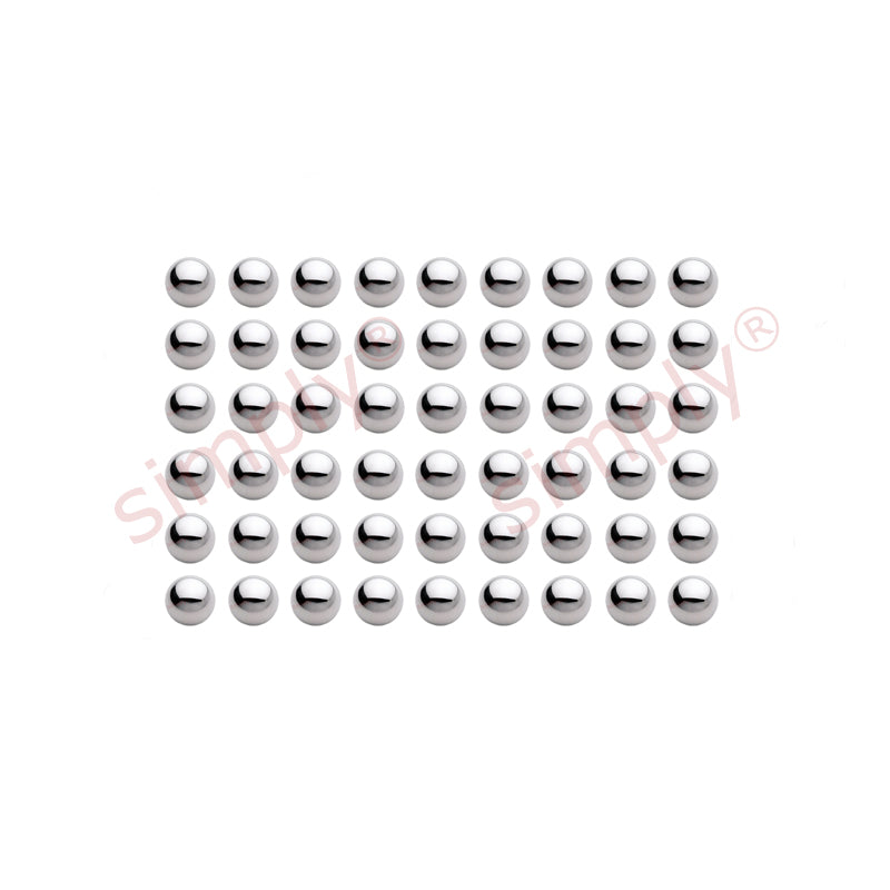 Pack of 54 Weldtite 5/32 inch Case Hardened Bicycle Ball Bearings