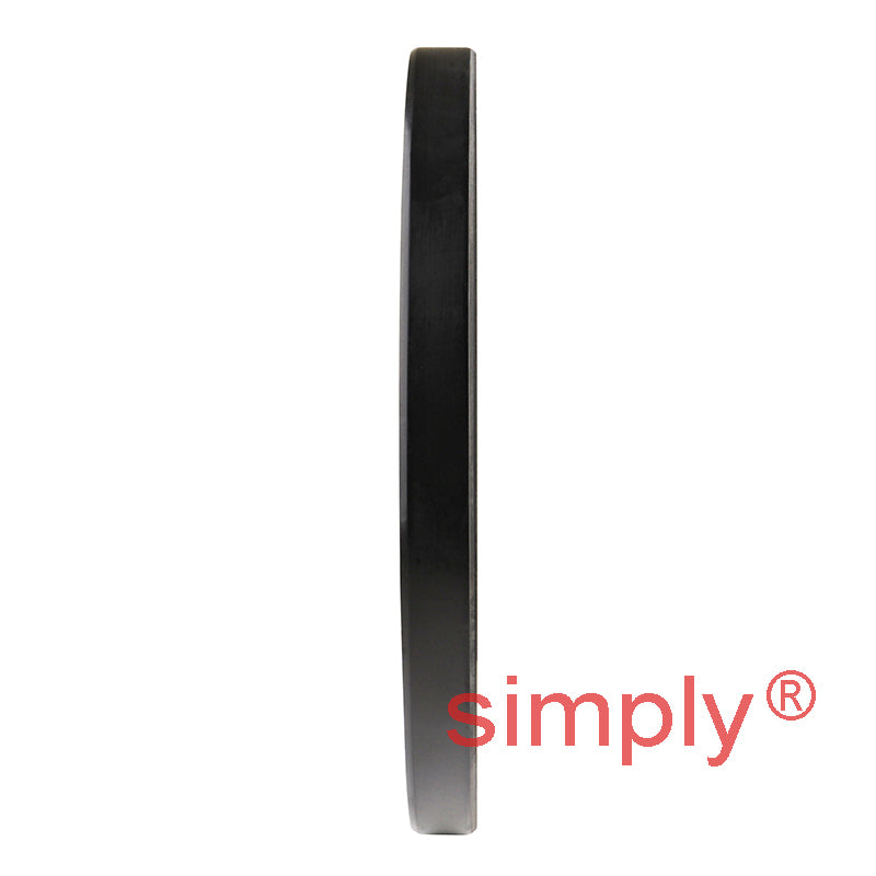 5.12x6.25x0.5 inch Nitrile Rubber Single Lip Rotary Shaft Oil Seal with Garter Spring R21 / SC