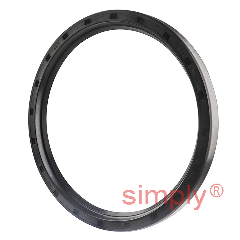 5.37x6.25x0.5 inch Nitrile Rubber Single Lip Rotary Shaft Oil Seal with Garter Spring R21 / SC Style