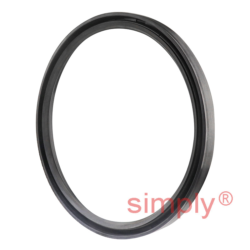 5.62x6.37x0.5 inch Nitrile Rubber Single Lip Rotary Shaft Oil Seal with Garter Spring R21 / SC Style