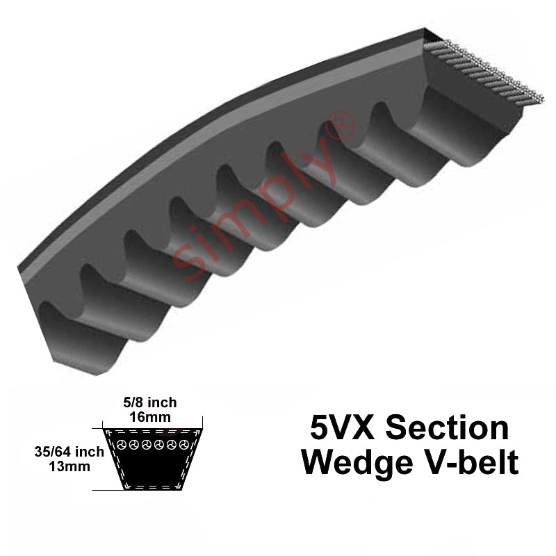 5VX500 Pix Narrow Profile Cogged V-Belt