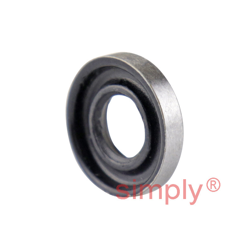 5x10x2mm Metal Cased Nitrile Rubber Single Lip Rotary Shaft Oil Seal Springless Design VB Style