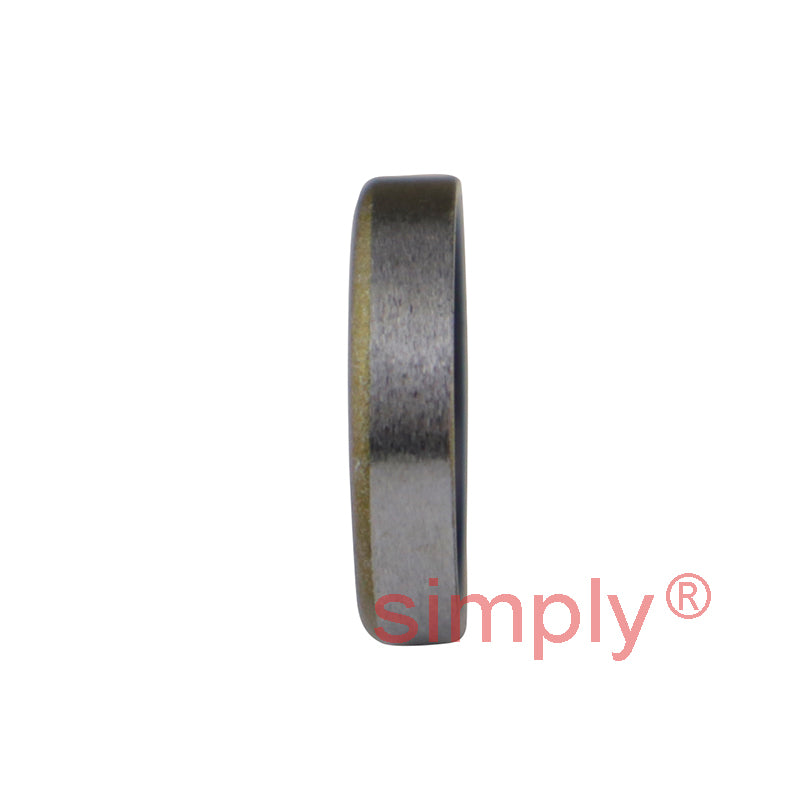 5x10x2mm Metal Cased Nitrile Rubber Single Lip Rotary Shaft Oil Seal Springless Design VB Style
