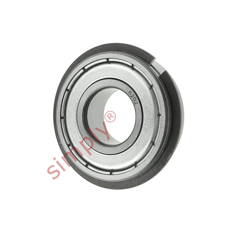 Major Branded 62022ZNR Metal Shielded Snap Ring Deep Groove Ball Bearing 15x35x11mm 