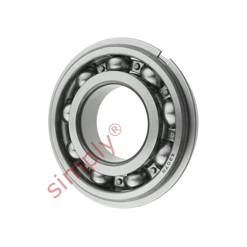 6207NR Deep Groove Ball Bearing with Snap Ring 35x72x17mm