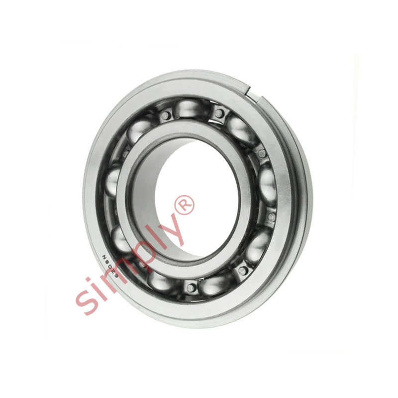 6208NR Deep Groove Ball Bearing with Snap Ring 40x80x18mm
