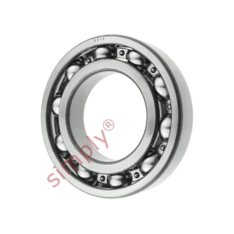 Major Branded 6212 Open Deep Groove Ball Bearing 60x110x22mm