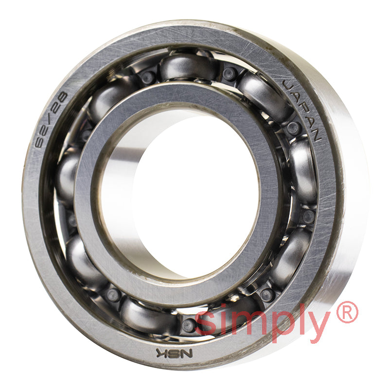 Major Branded 62/28C3 Open Deep Groove Ball Bearing 28x58x16mm