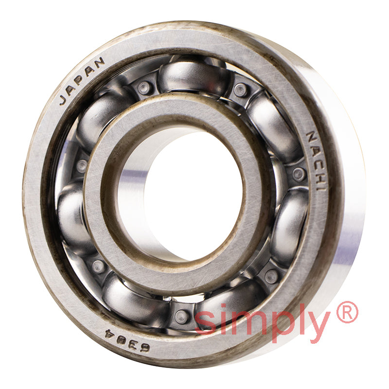 Major Branded 6304C4 Open Deep Groove Ball Bearing 20x52x15mm