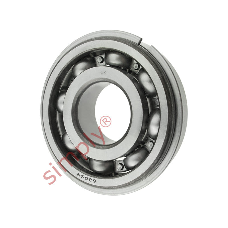 FAG 6305NRC3 Deep Groove Ball Bearing with Snap Ring 25x62x17mm